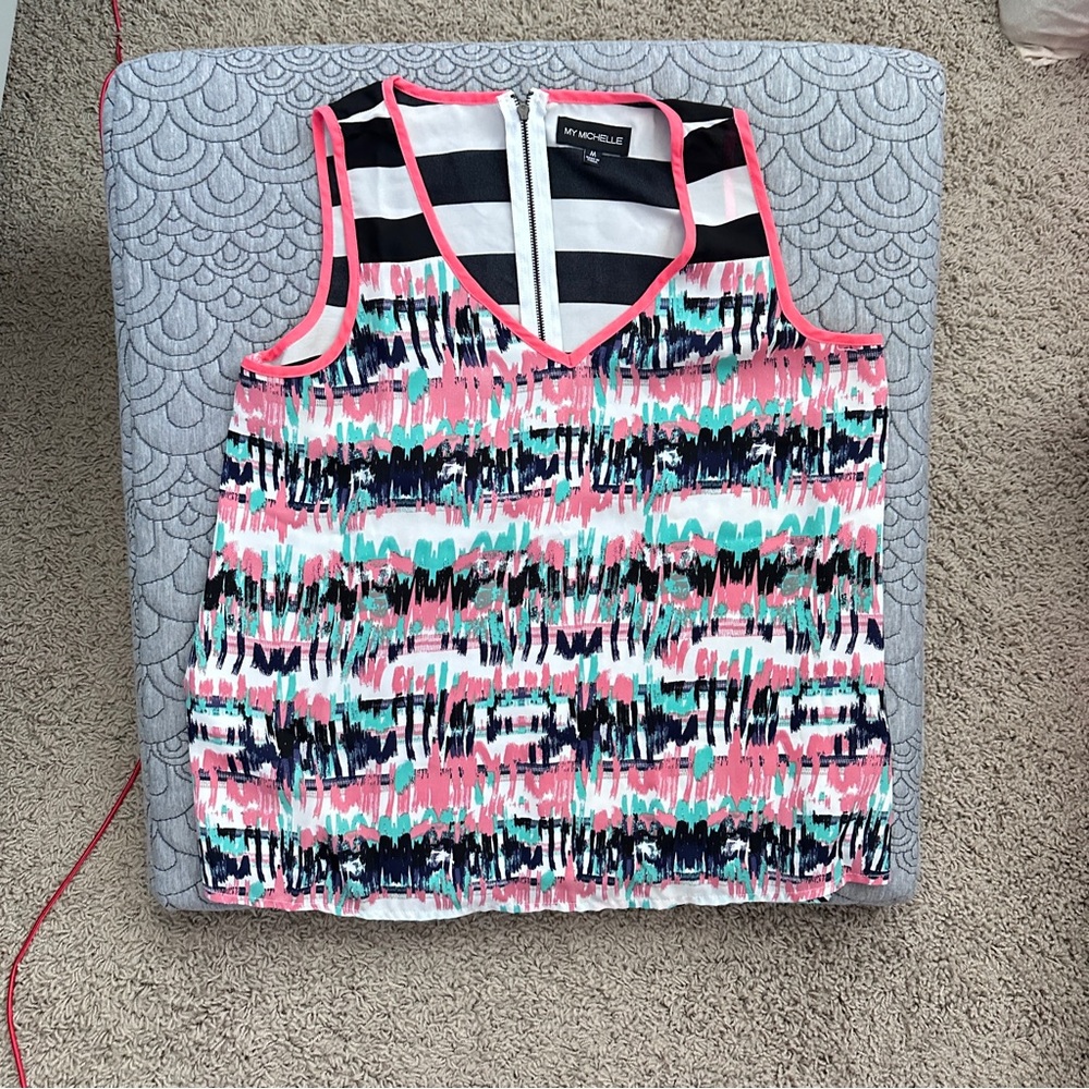 Colorful Patterned Top Collection Bundle - image 4